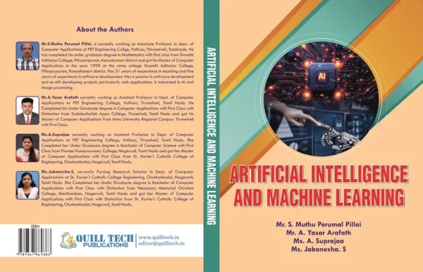 Artificial Intelligence and Machine Learning