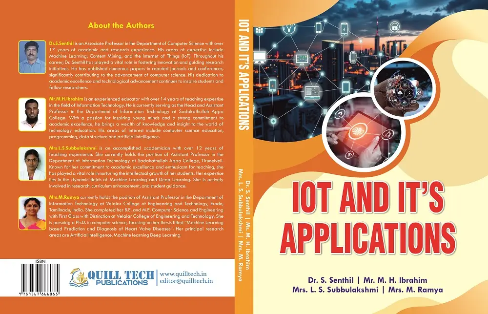 IoT and It’s Applications - Quill Tech Publications