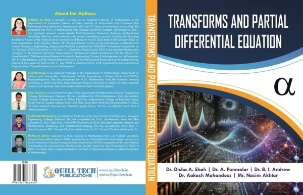 ISBN_9789367868362_frontcover Transforms and Partial Differential Equation