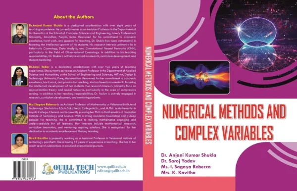ISBN_9789367869413_frontcover Numerical Methods and Complex Variables