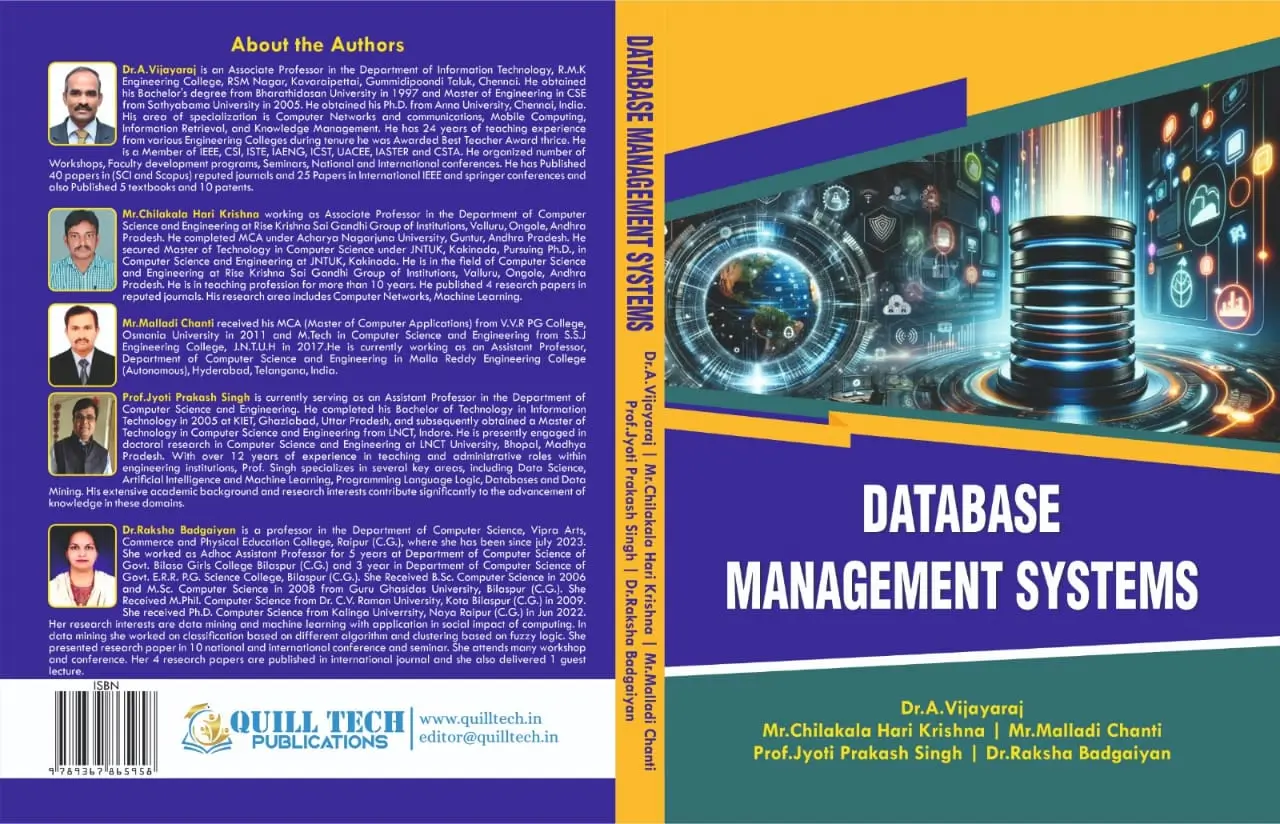 Database Management Systems - Quill Tech Publications