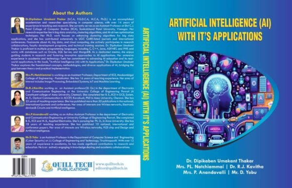 ISBN_9789367863794_frontcover Artificial intelligence (AI) with It's Applications
