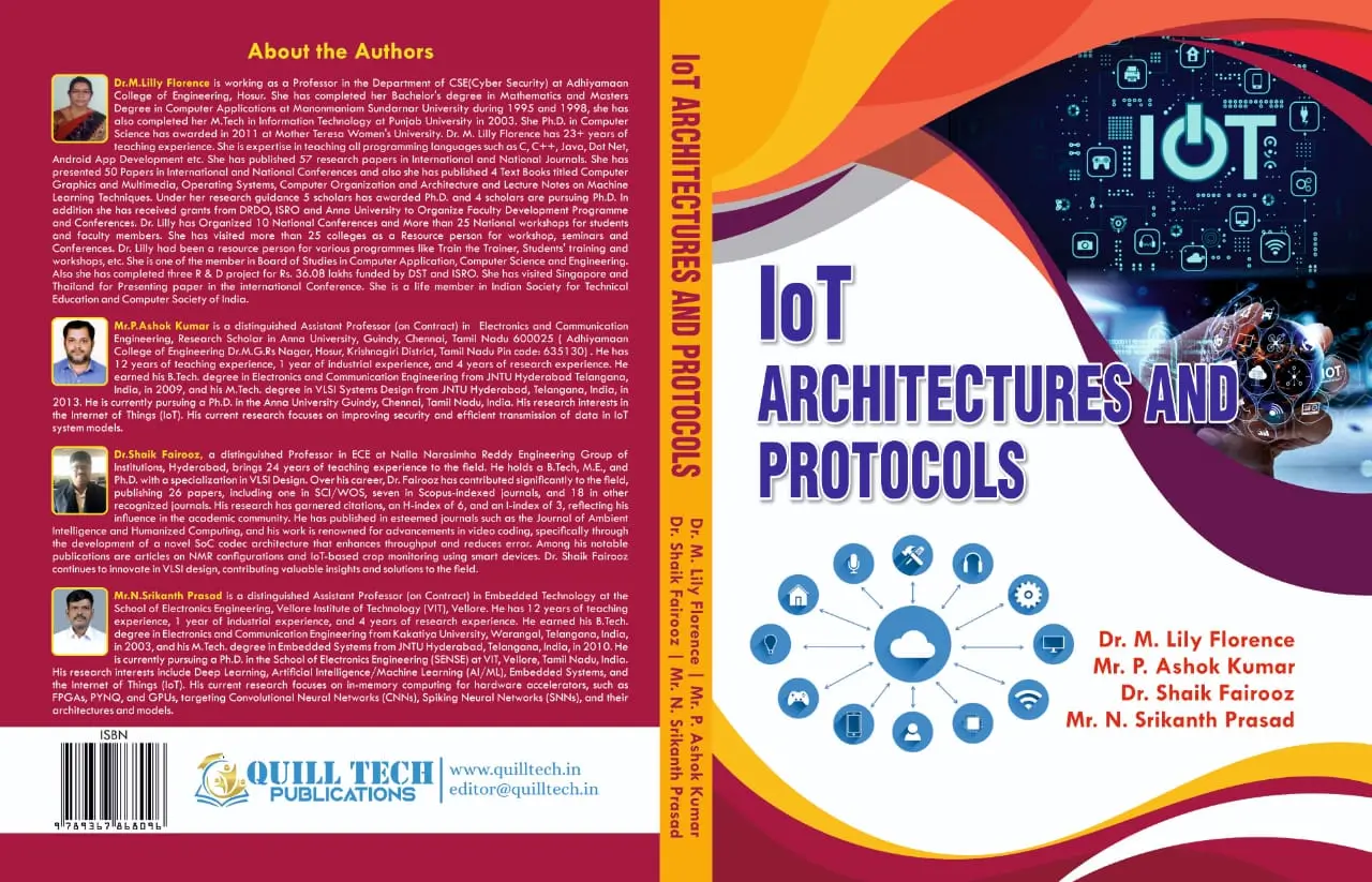 IoT Architectures and Protocols - Quill Tech Publications