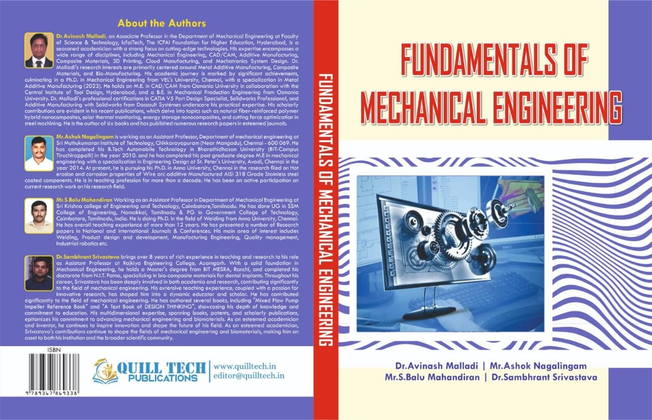 Fundamentals of Mechanical Engineering - Quill Tech Publications
