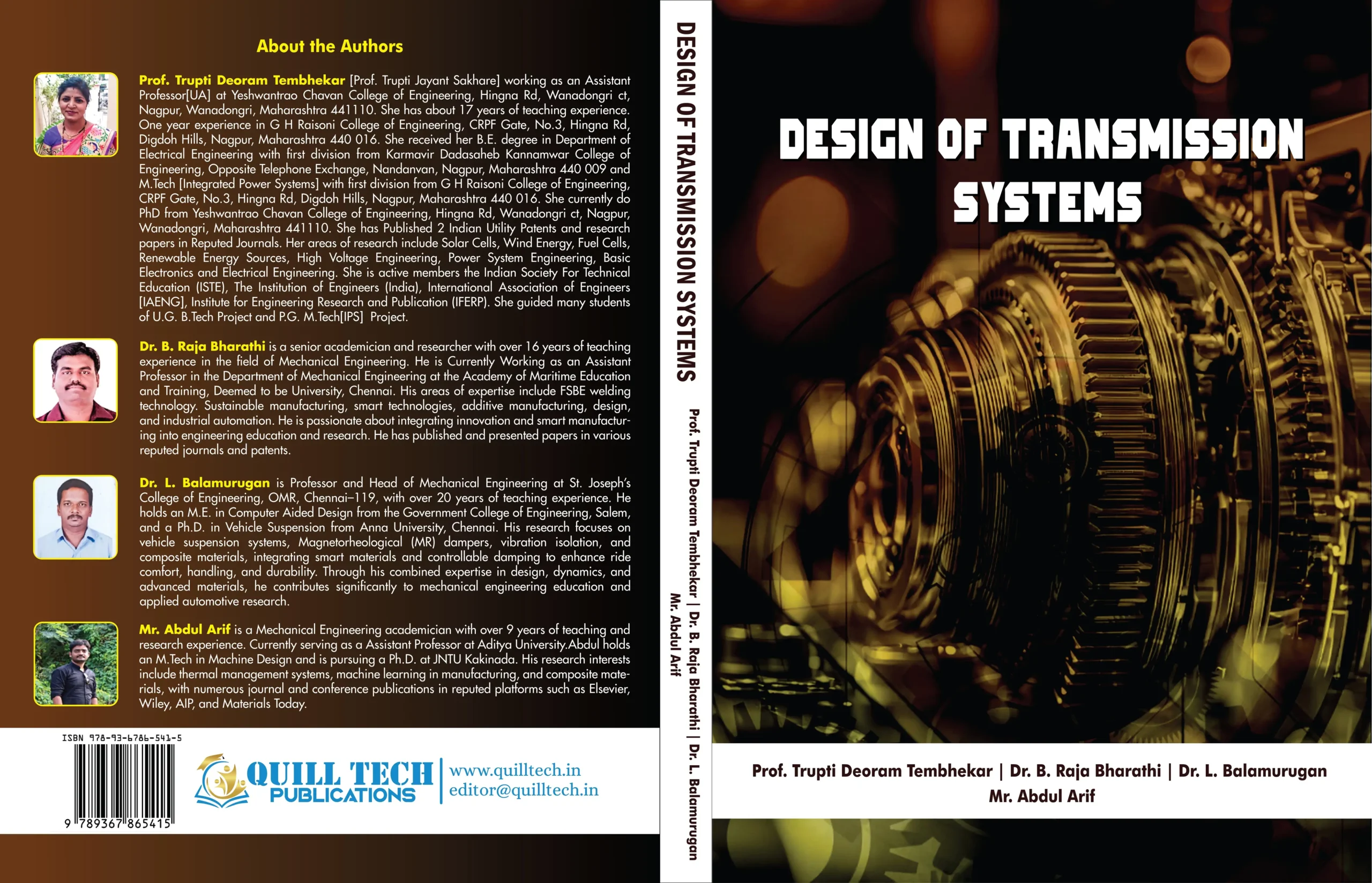 Design of Transmission Systems - Quill Tech Publications