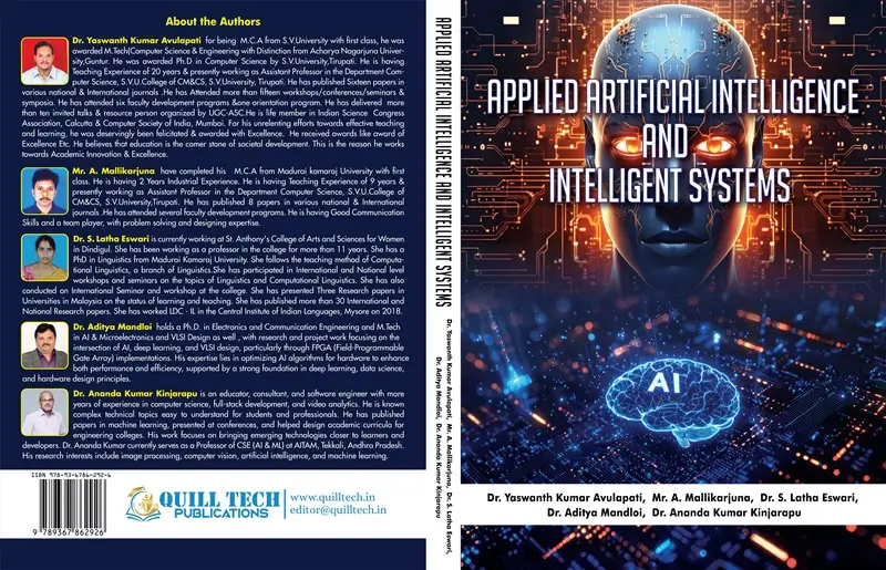 Applied Artificial Intelligence and Intelligent Systems - Quill Tech ...